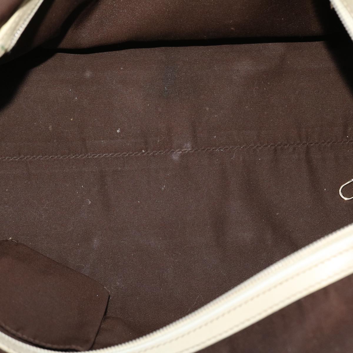 GUCCI Shima Tote Bag Leather White 49072