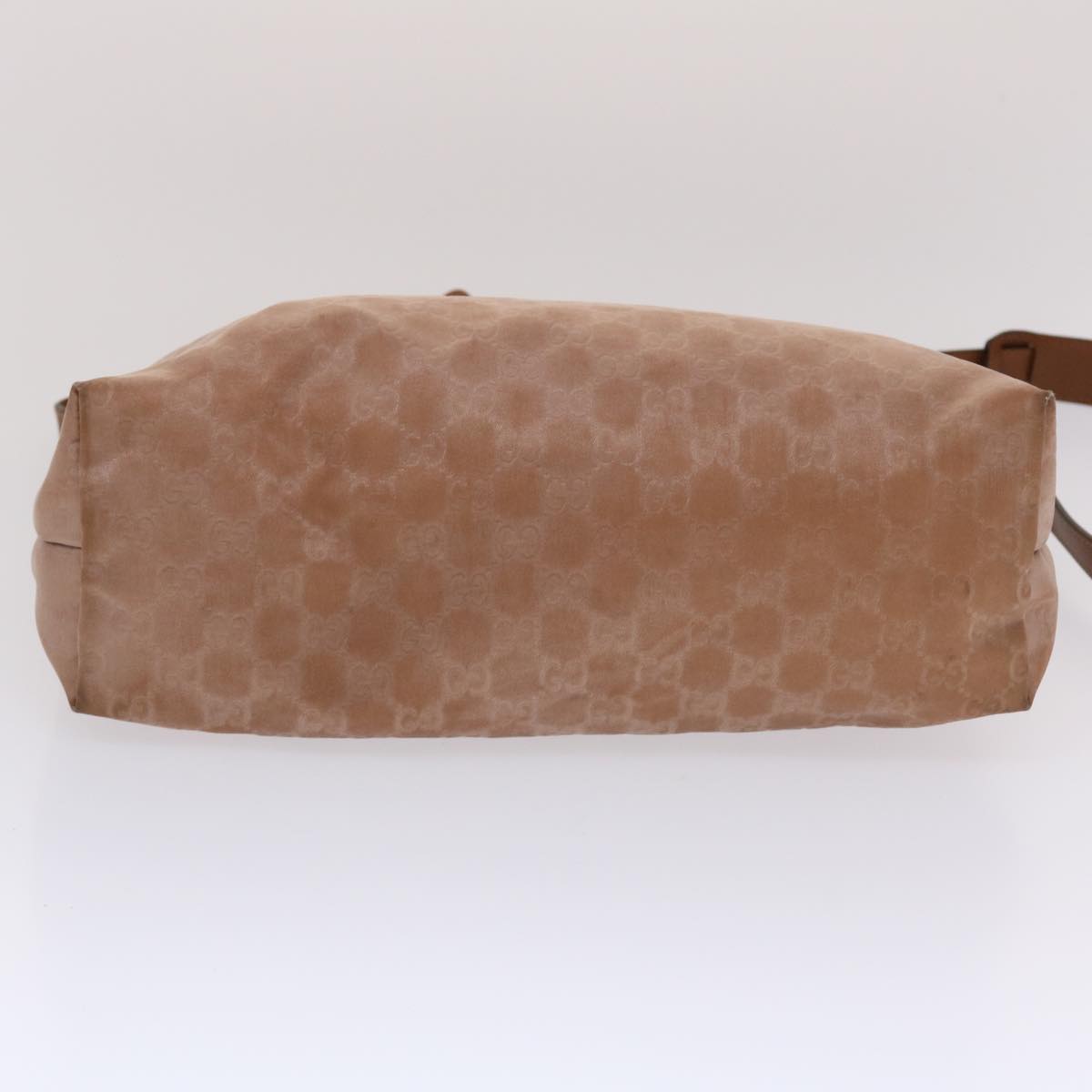 GUCCI GG Canvas Shoulder Bag Nylon Pink Brown 49073
