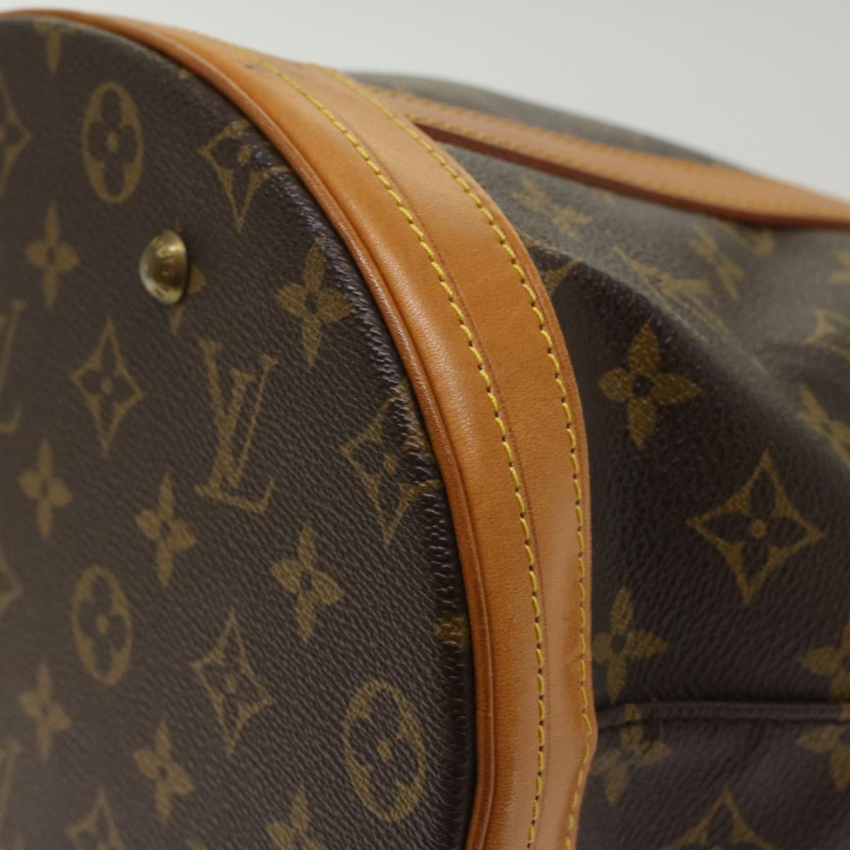 LOUIS VUITTON Monogram Bucket GM Shoulder Bag M42236 LV Auth 49236