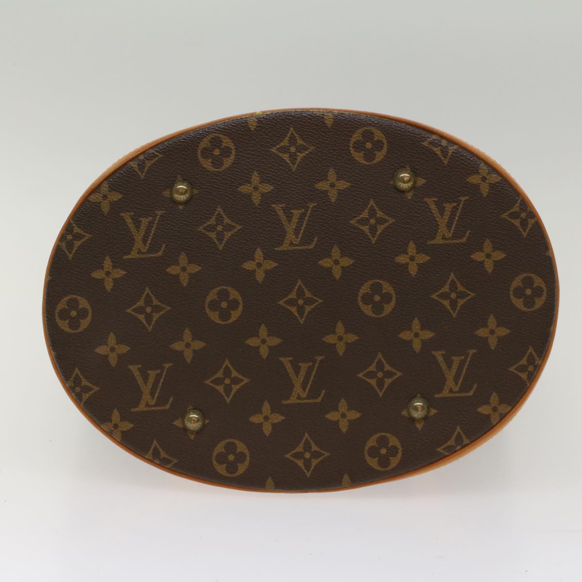 LOUIS VUITTON Monogram Bucket GM Shoulder Bag M42236 LV Auth 49236
