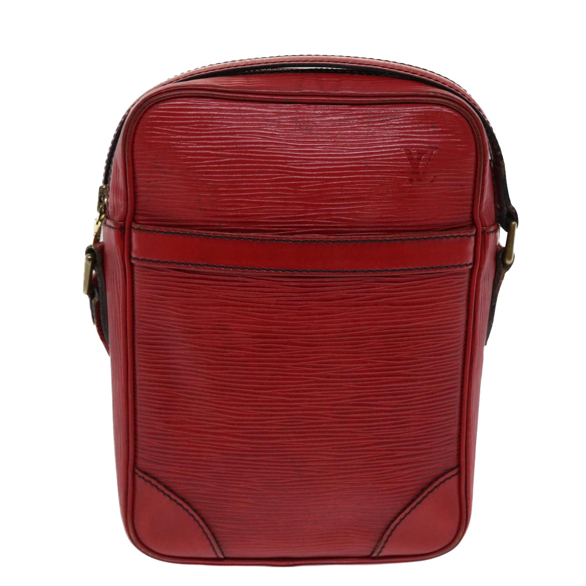 LOUIS VUITTON Epi Danube Shoulder Bag Red M45637 LV 49261