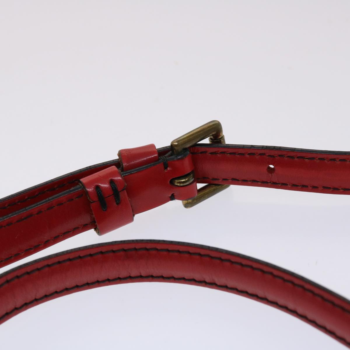 LOUIS VUITTON Epi Danube Shoulder Bag Red M45637 LV 49261