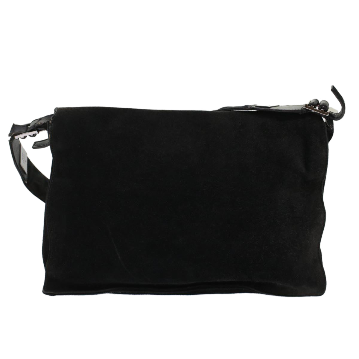 GUCCI Shoulder Bag Suede Black 49411