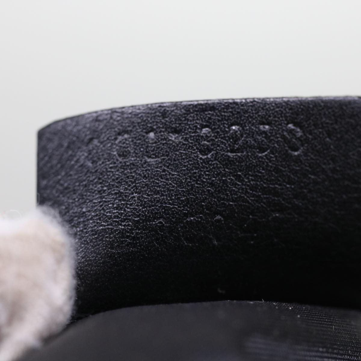 GUCCI Shoulder Bag Suede Black 49411