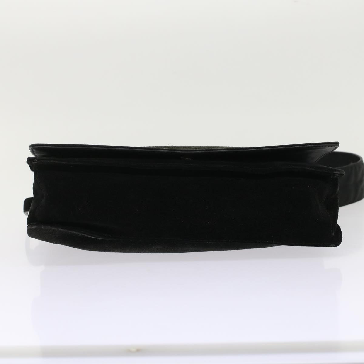 GUCCI Shoulder Bag Suede Black 49411