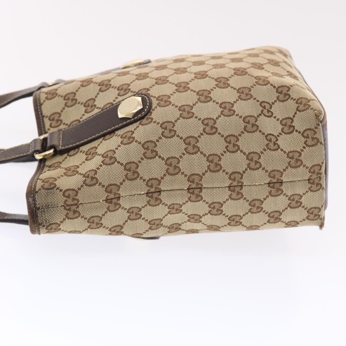 GUCCI GG Canvas Tote Bag Beige 153361 49790