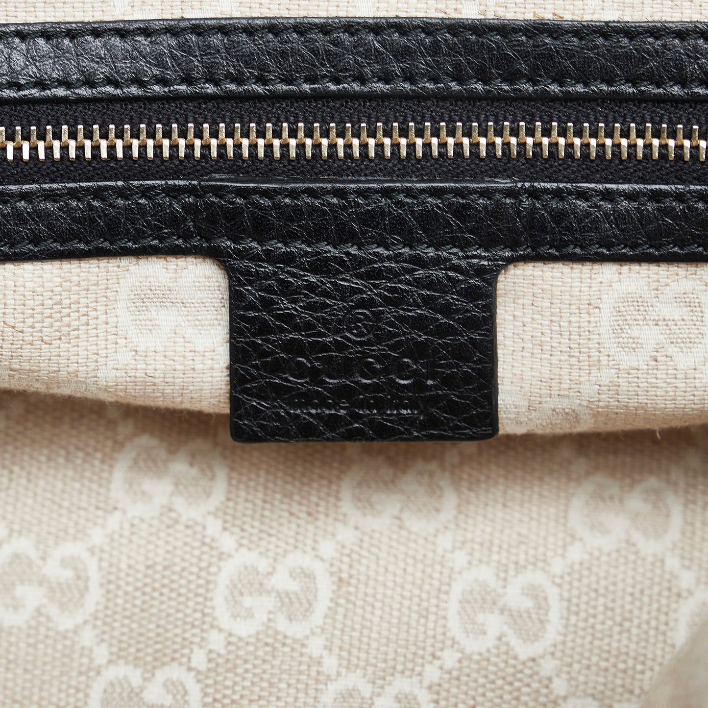 Black Gucci Medium Bamboo Diana Tote