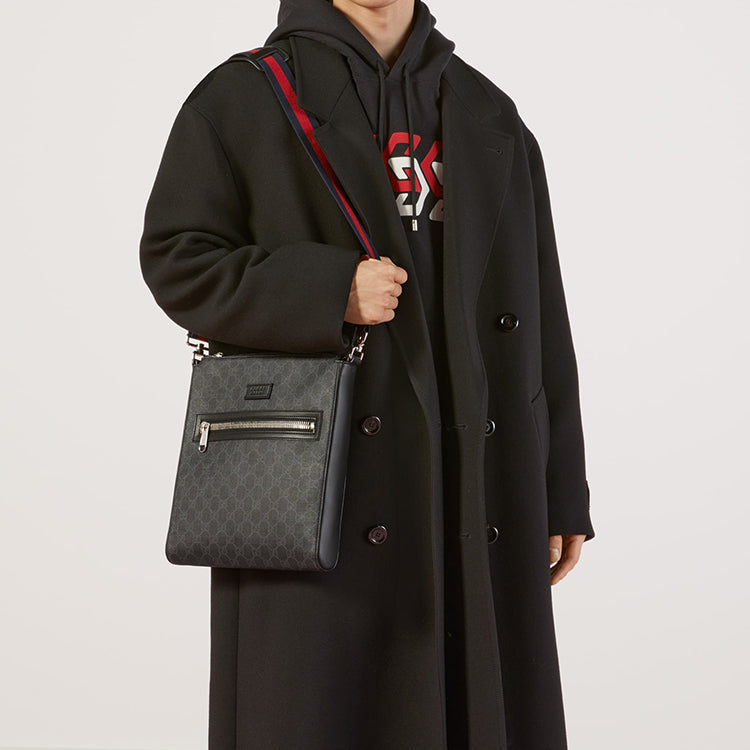 GUCCI Men's Single-Shoulder Bag Black/Grey 474137-K5RLN-1095
