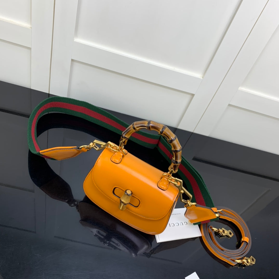 BOLSA GUCCI BAMBOO 1947 PEQUENA 17