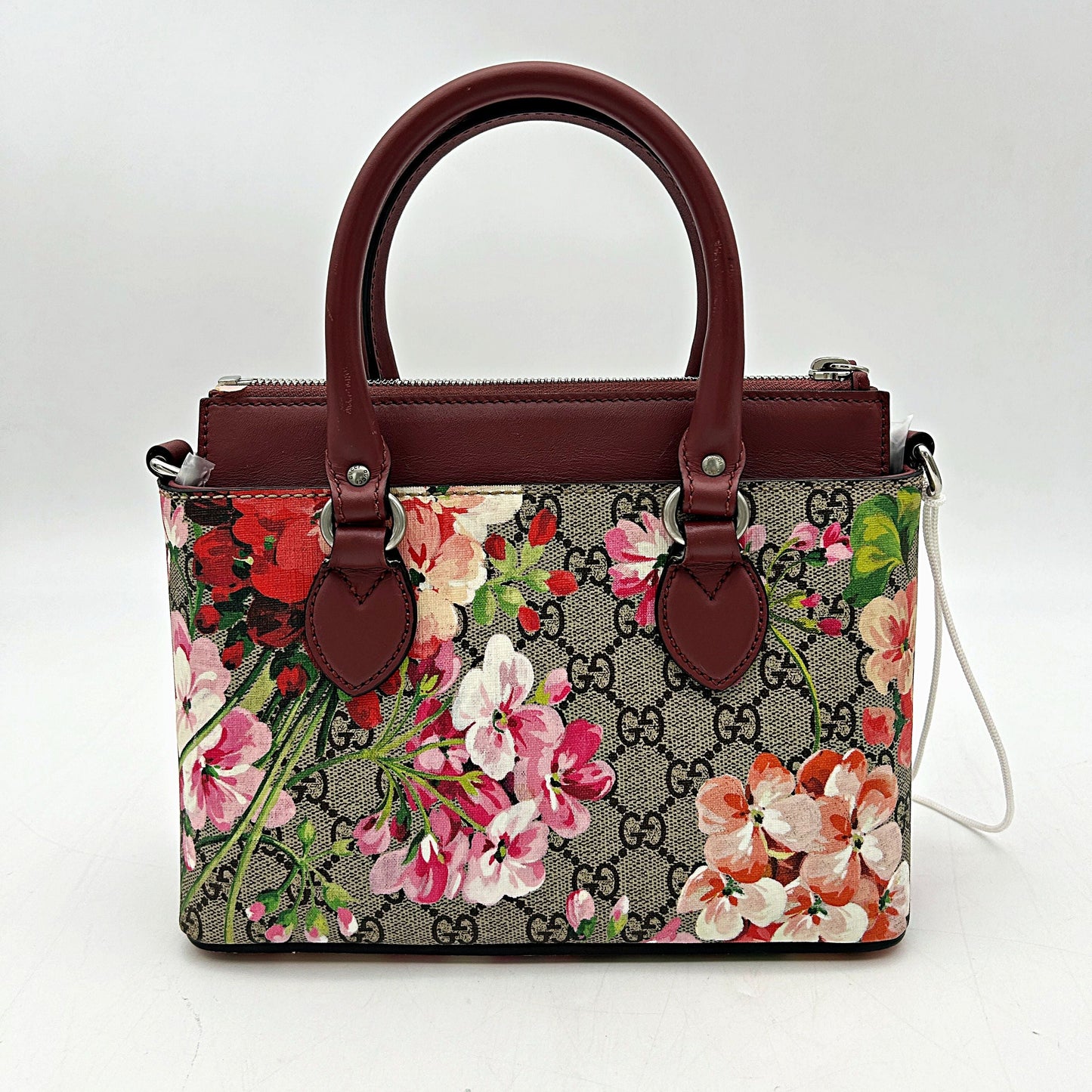 Gucci Mini GG Supreme Blooms Tote - Pink Crossbody Bags, Handbags LA23454