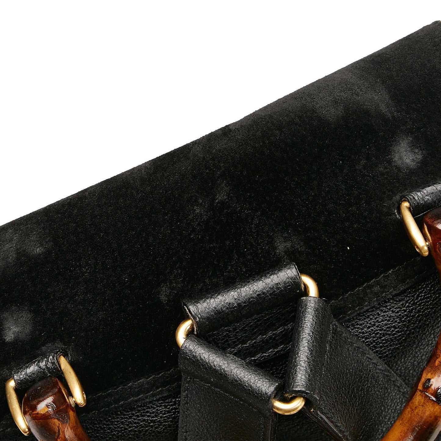 Gucci Bamboo Suede Backpack
