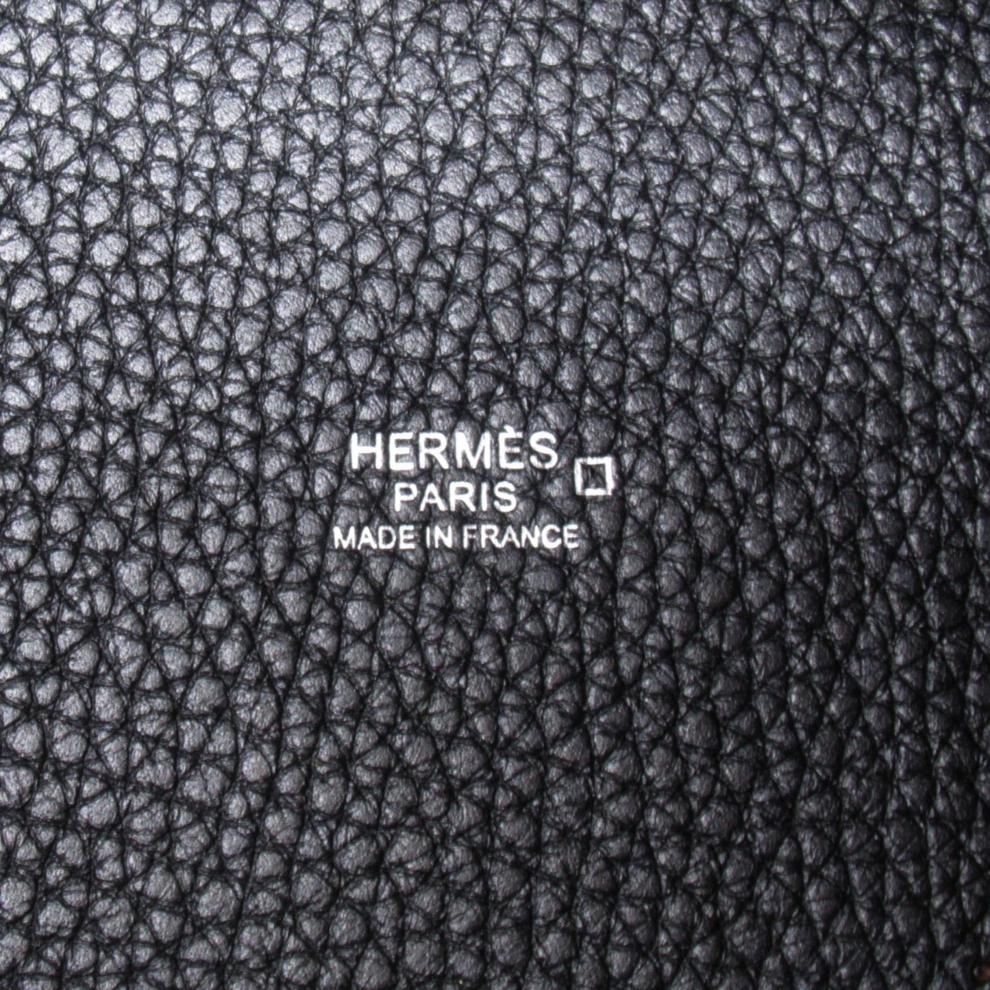 Hermes Picotin Lock PM Touch Black Handbag Handbag Handbag Leather Togo Alligator Black