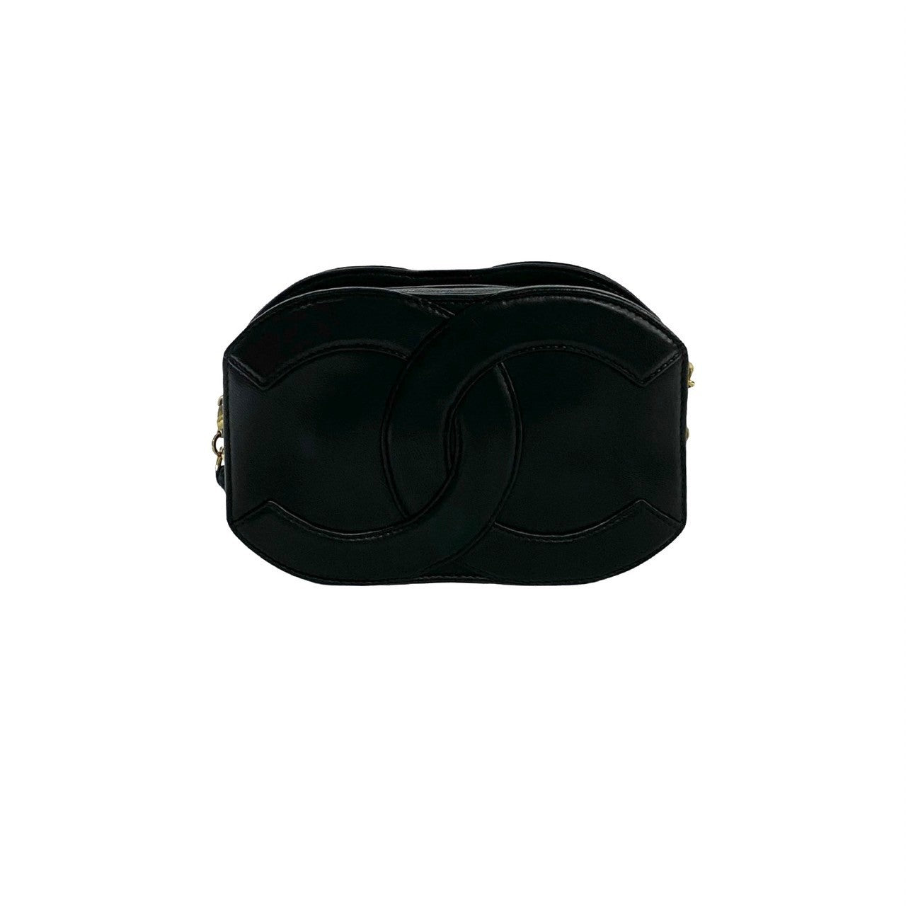 CHANEL Shoulder Bag lambskin black