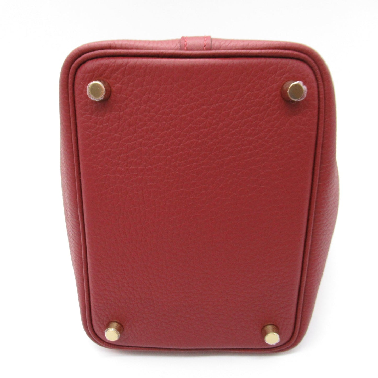 Hermes Picotin Lock PM Rouge Handbag Handbag Clemence Red