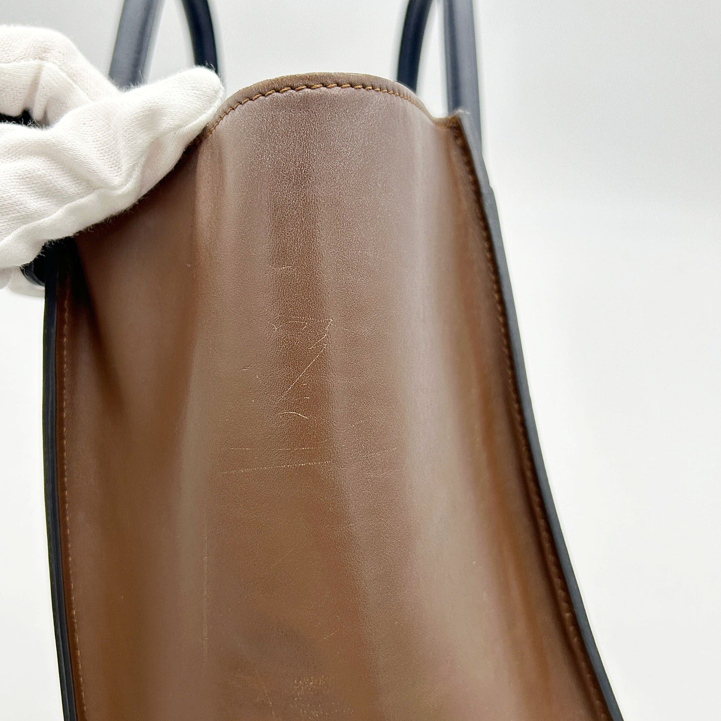 Celine | Bags | Celine Celine Leather Luggage Medium Tote Bag LA34999