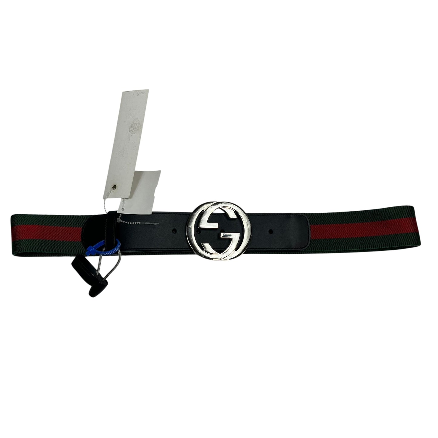 Belt Luxury Designer By Gucci In Black & Green