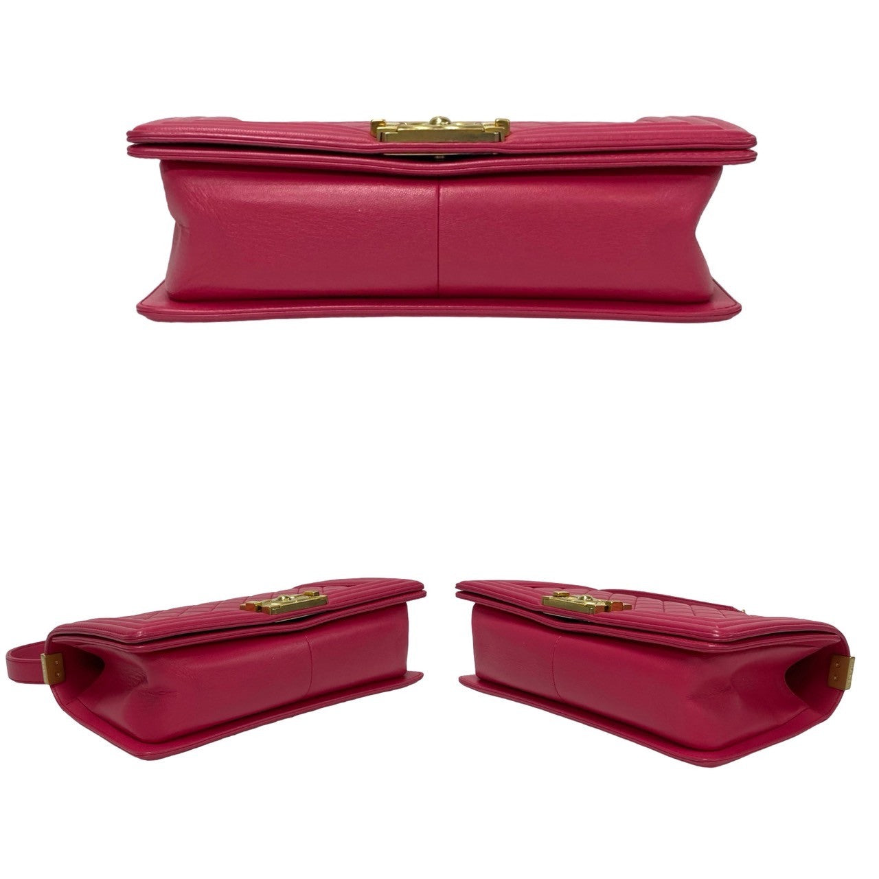 CHANEL Shoulder Bag lambskin pink Boy chanel
