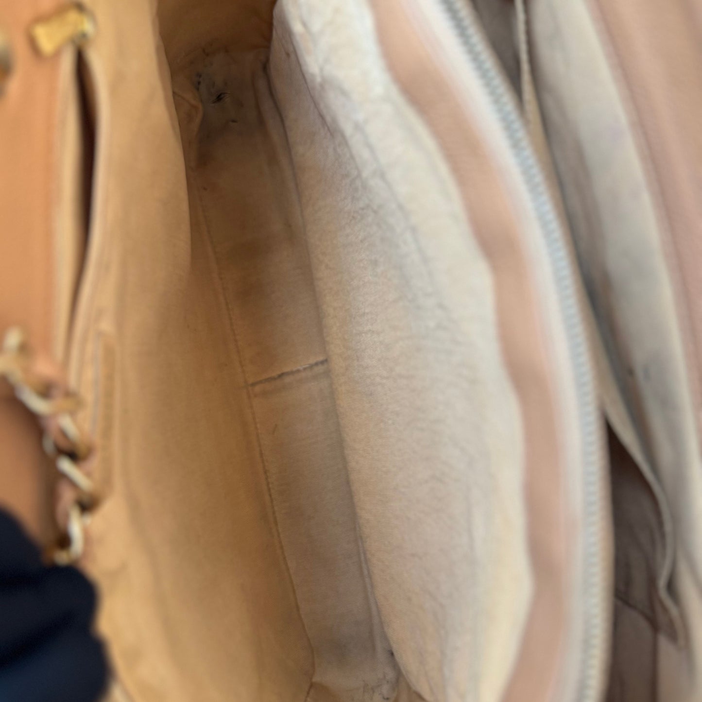 Chanel Double Stitch Boy Tote - Brown Handle Bags, Handbags
