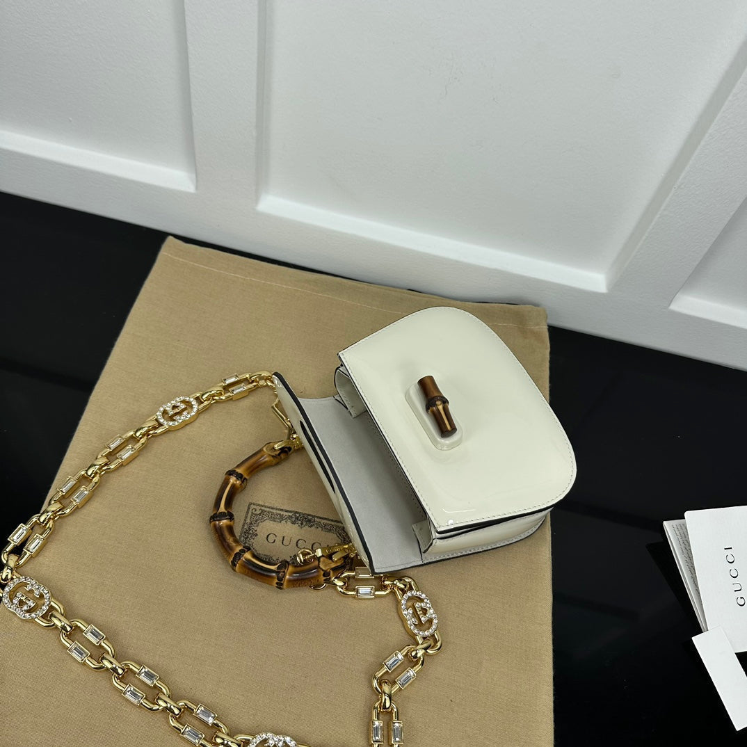 BOLSA GUCCI BAMBOO 1947 PEQUENA