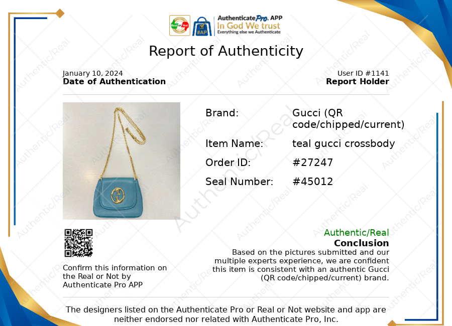 Crossbody Luxury Designer By Gucci Size: Small