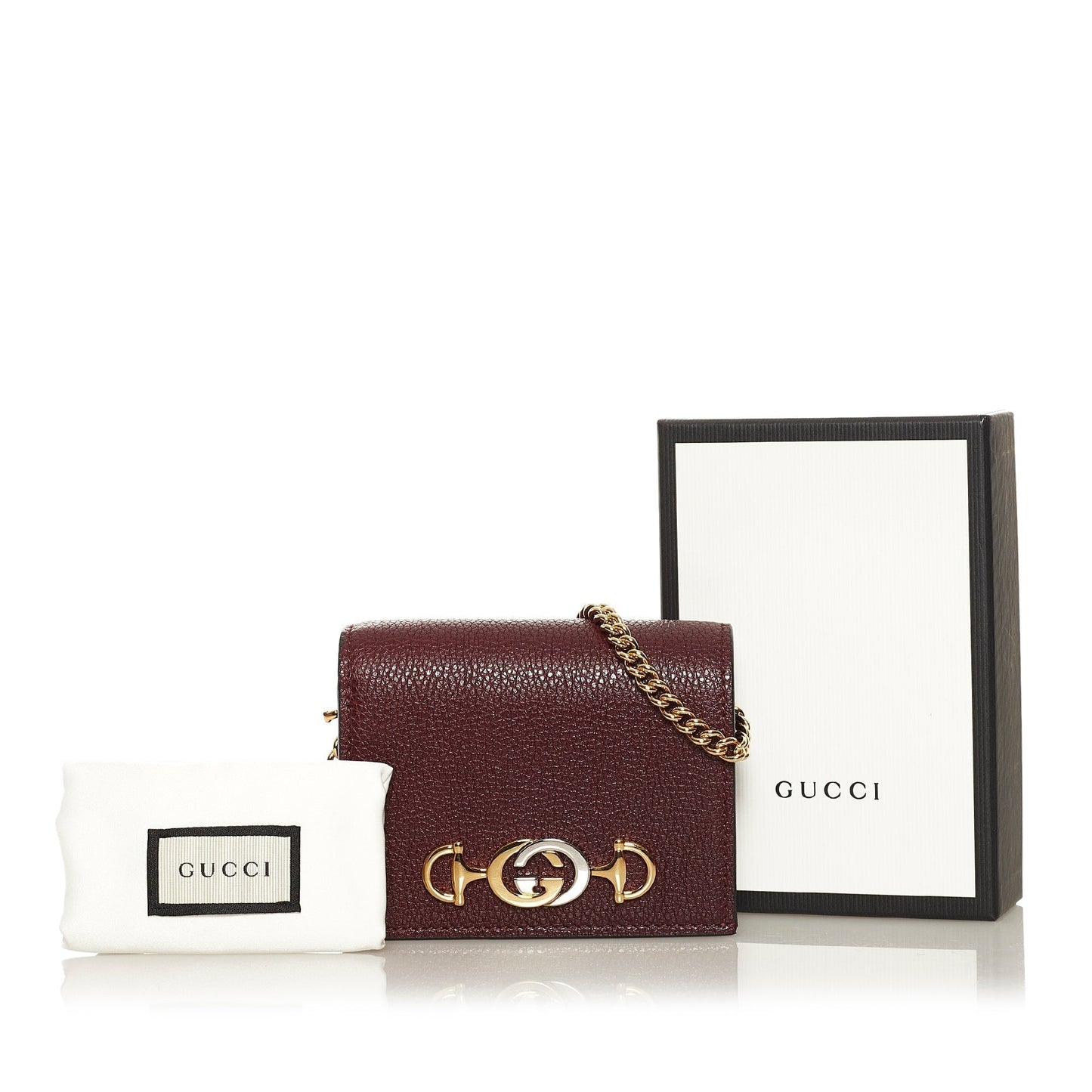 Gucci Zumi Leather Wallet Small Wallets