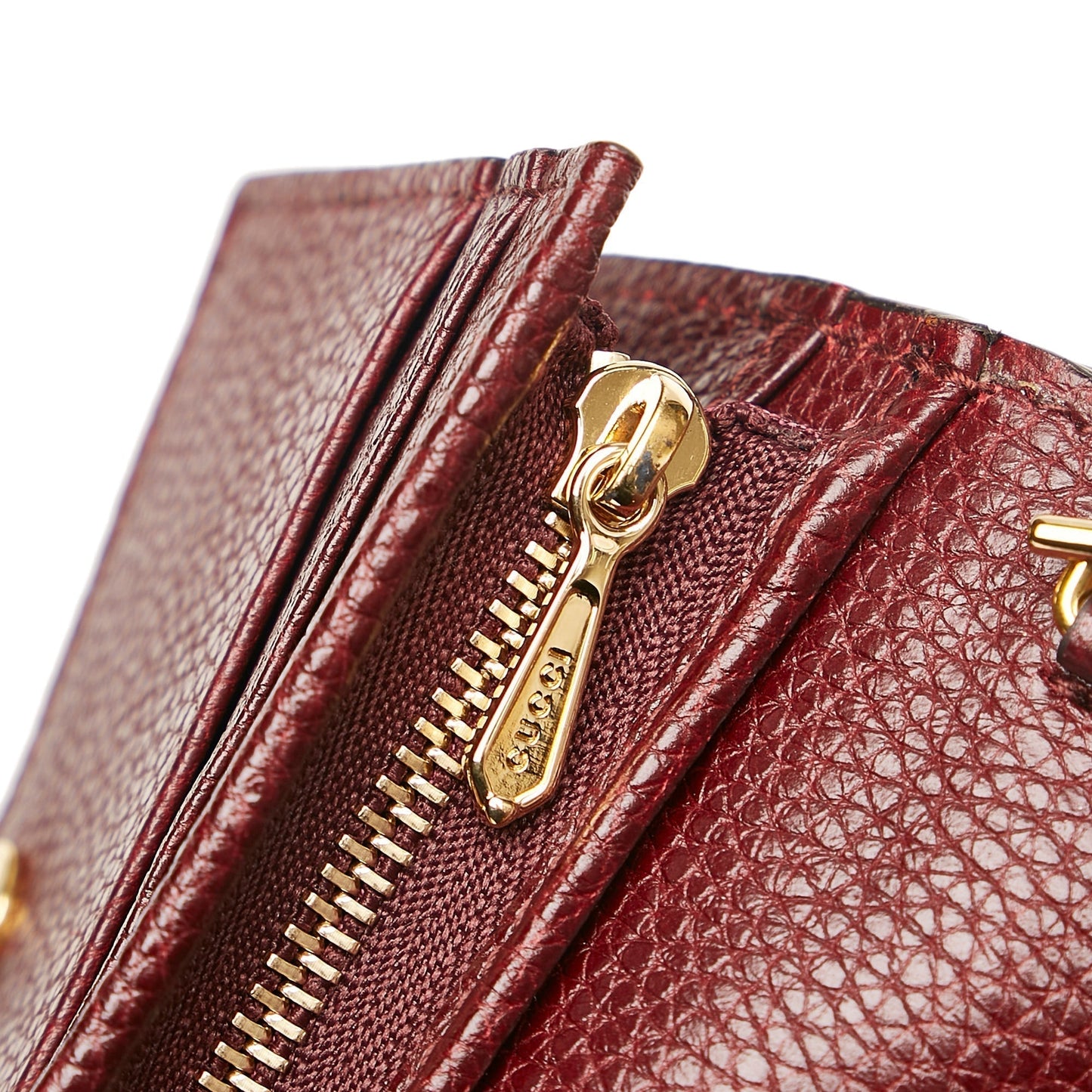 Gucci Zumi Leather Wallet Small Wallets