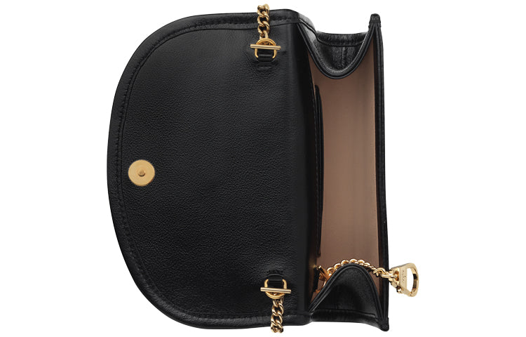 (WMNS) GUCCI Rajah SeriesClutch Chain Single Shoulder Bag mini Black 573797-0OLHX-8389