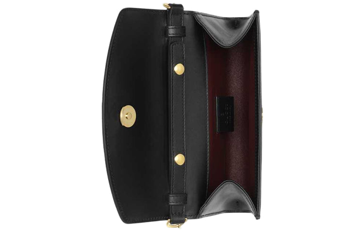 (WMNS) GUCCI Zumi Leather Shoulder Bag Black 564718-05J0X-1000