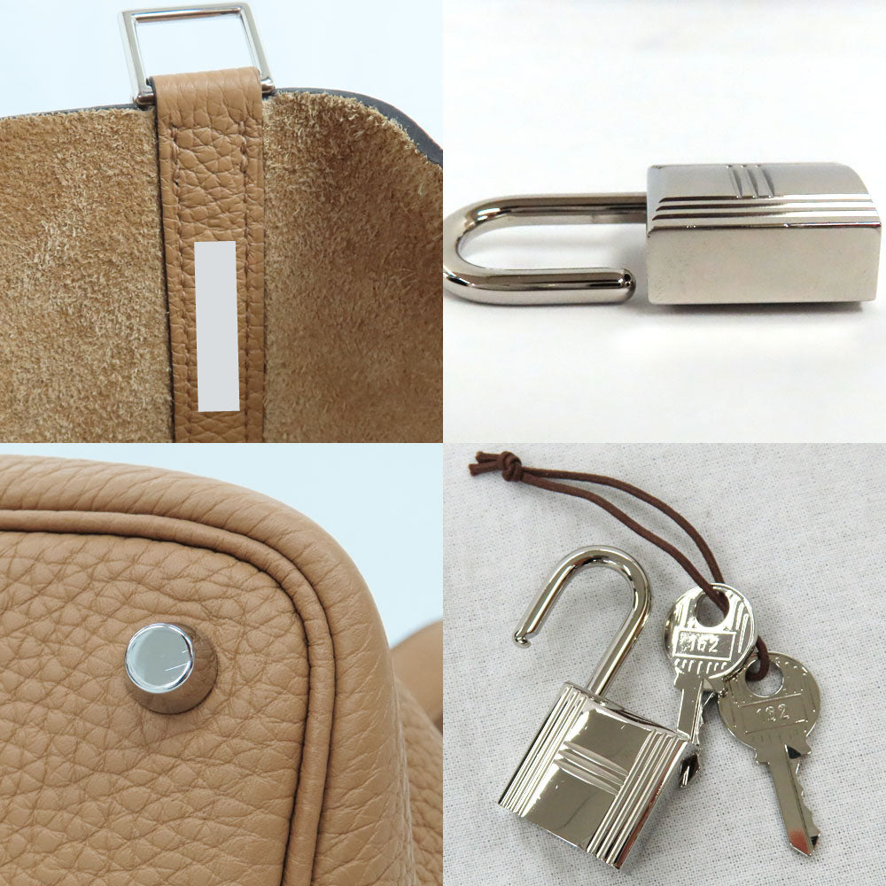 Hermes Picotin Lock PM 18 Chai clamens Silver U 2022 Manufacturing Handbag Leather Unisex Artwork Dutch Quality Woodwear
