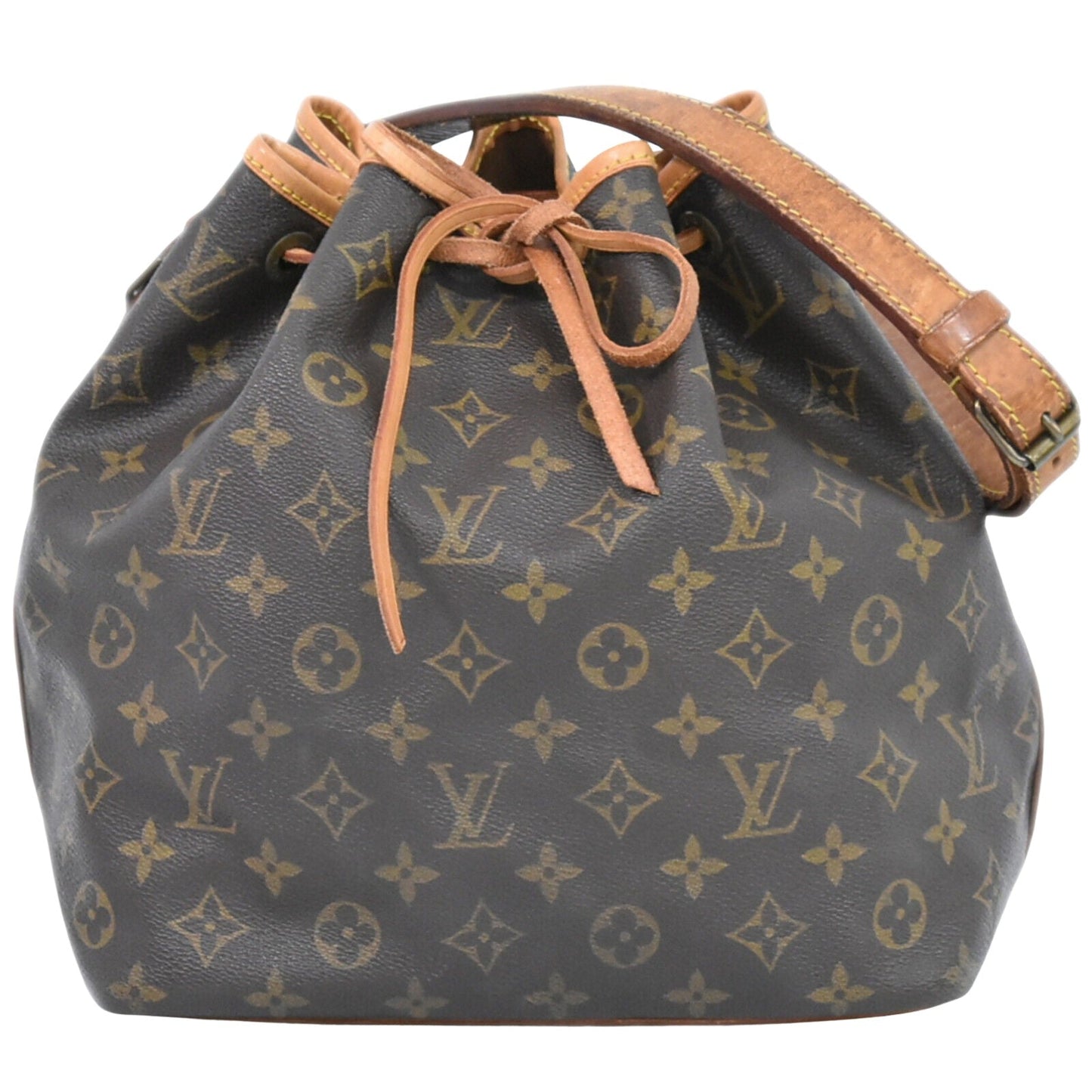 Louis Vuitton Petit Noé Canvas Shoulder Bag