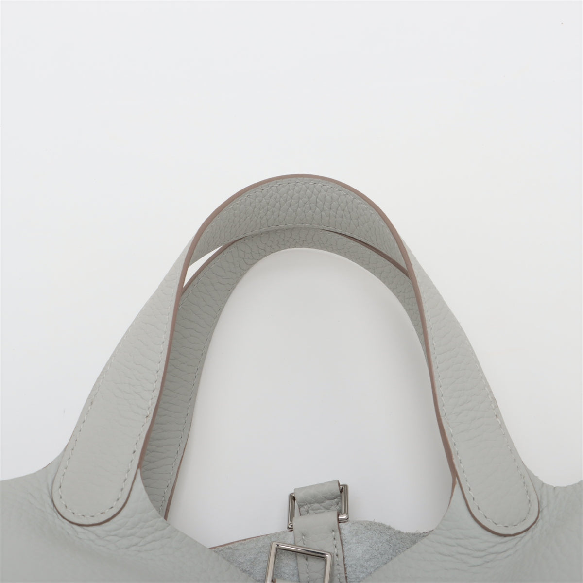 Hermes Picotin Lock PM Clemence Blue Pearl Silver 2020