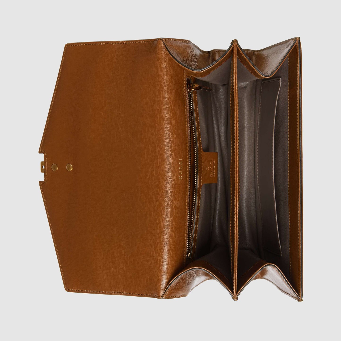 Gucci SyLouis Vuittonie 1969 Small Top Handle Bag Brown