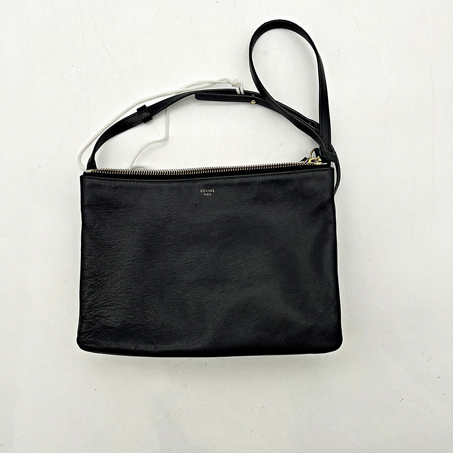 Celine Leather Trio Small - Black Crossbody Bags, Handbags LA23554