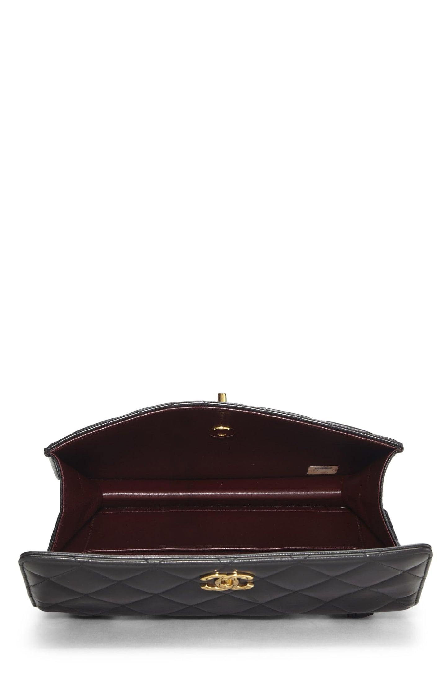 Chanel, Black Quilted Lambskin Shoulder Bag, Black