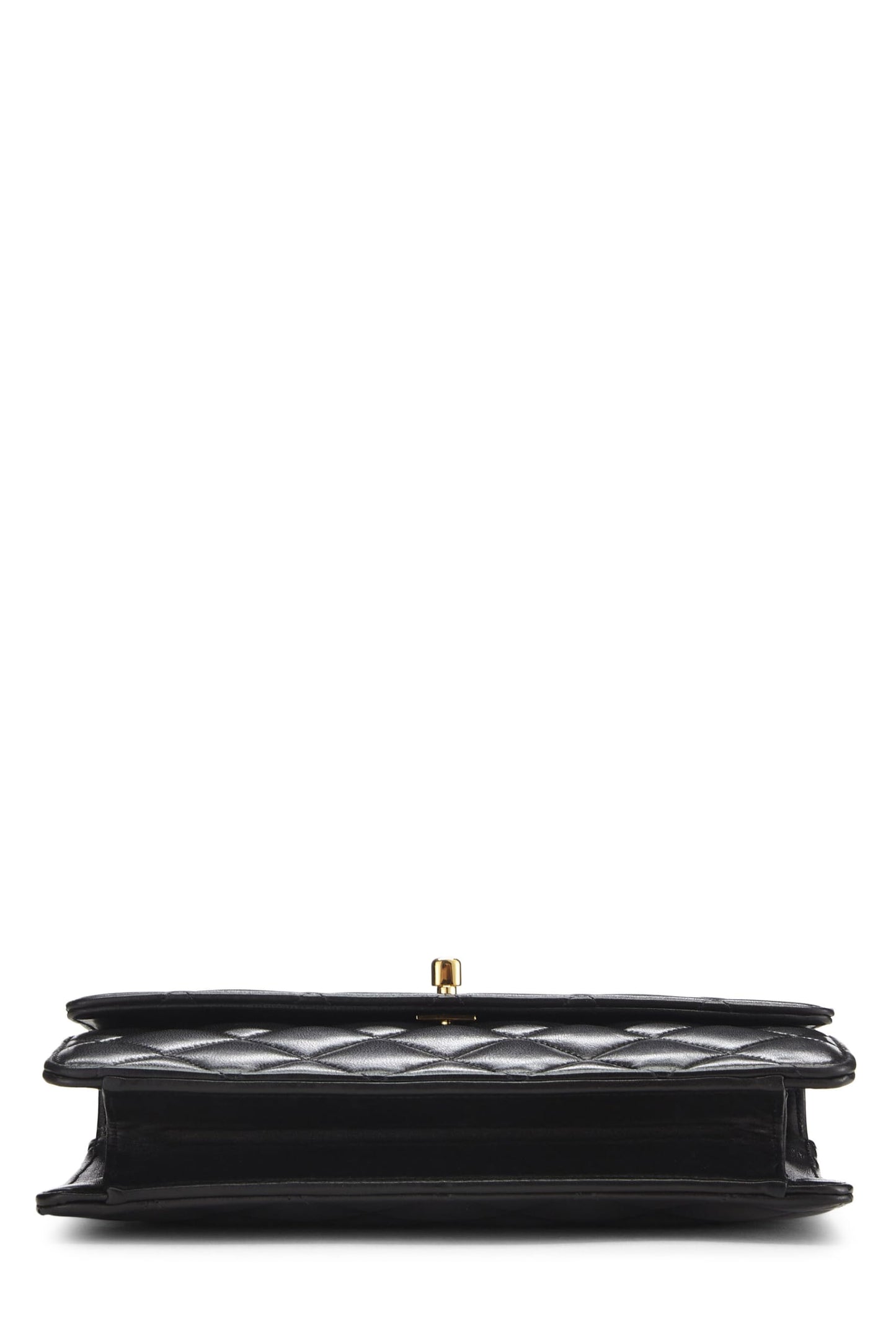 Chanel, Black Quilted Lambskin Shoulder Bag, Black