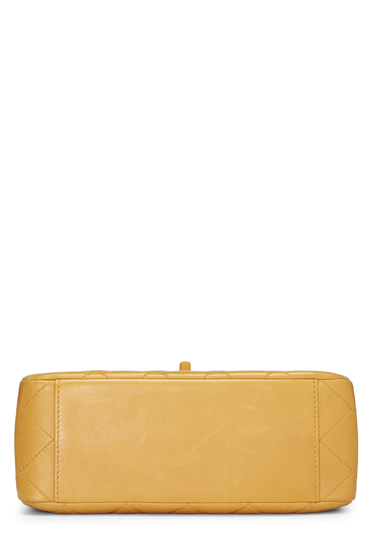 Chanel, Orange Quilted Lambskin Envelope Flap Shoulder Bag, Orange