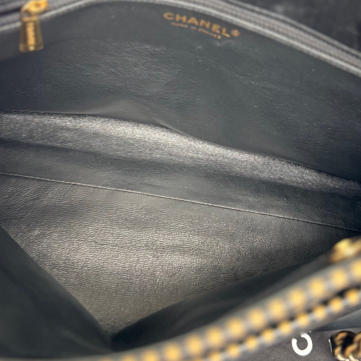 Chanel Perforated Edge Tote - Black Shoulder Bags, Handbags eal 3332