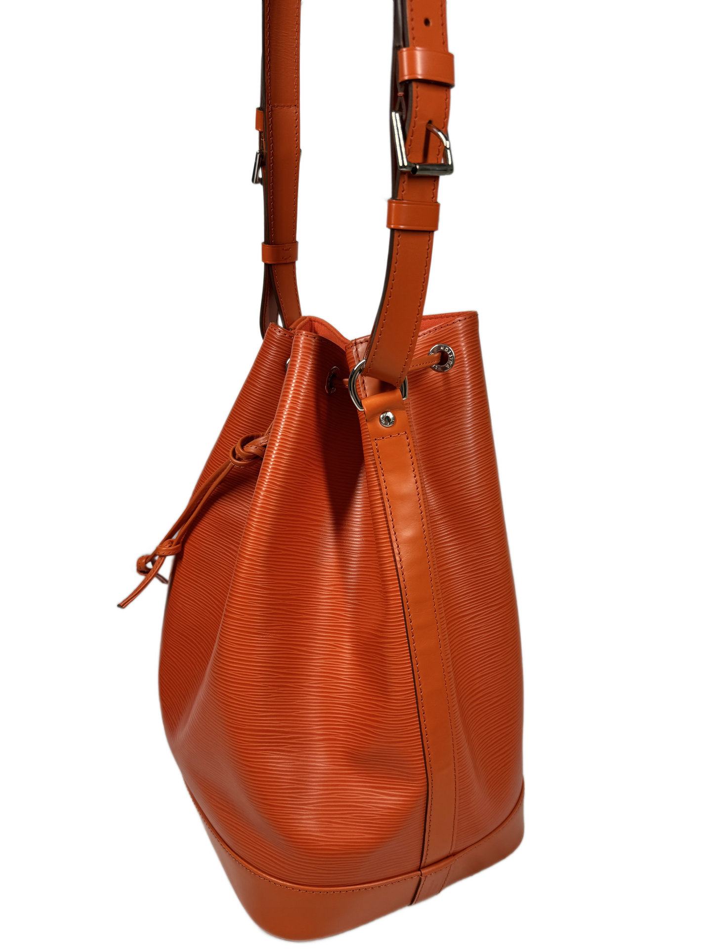 Louis Vuitton Orange Pigment Epi Leather New Model Noé GM Shoulder Bag