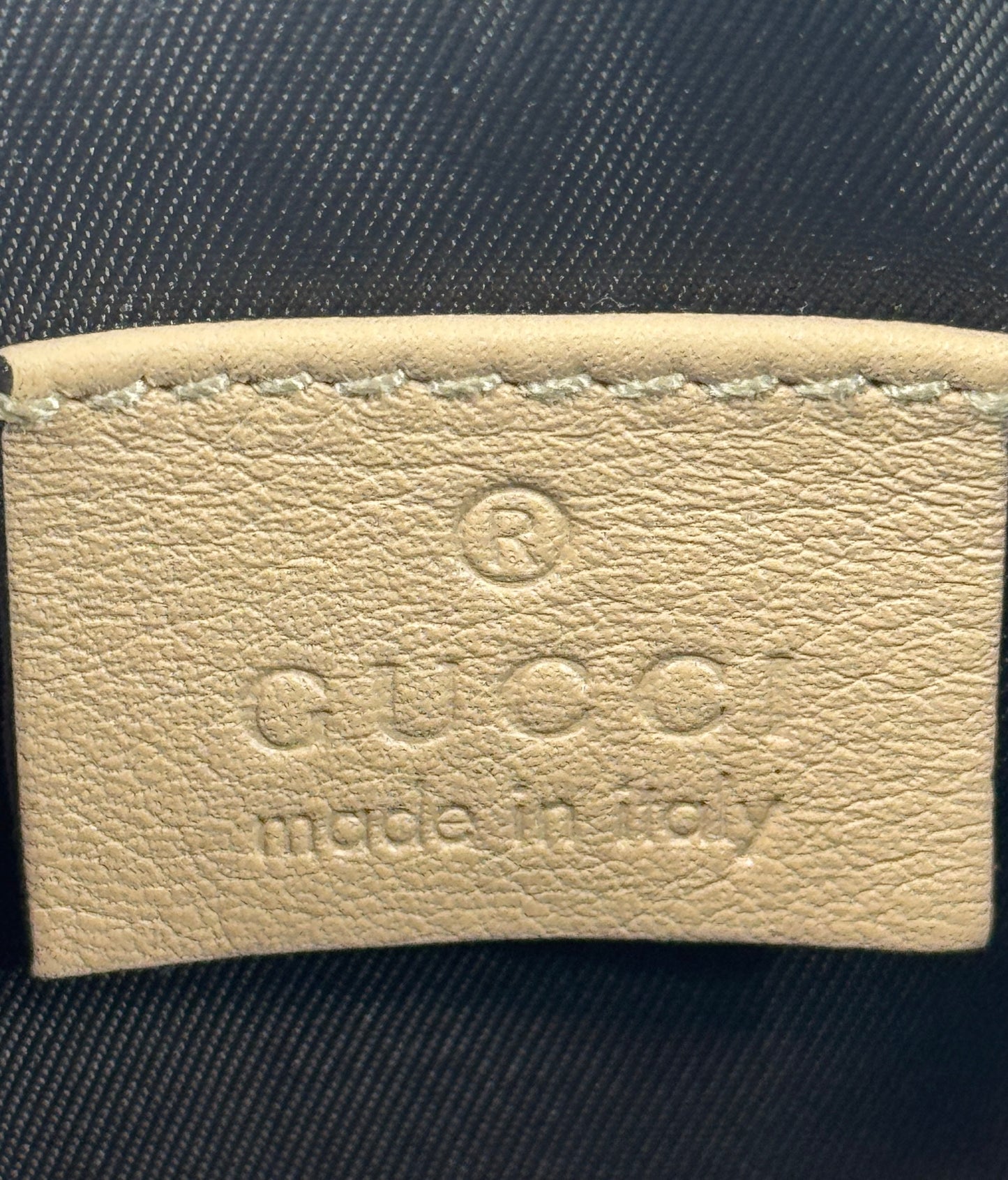 Gucci Vintage Metallic Pink GG Monogram Canvas w Ivory Leather Trim Lovely Heart Logo Mini Shoulder Pochette Bag