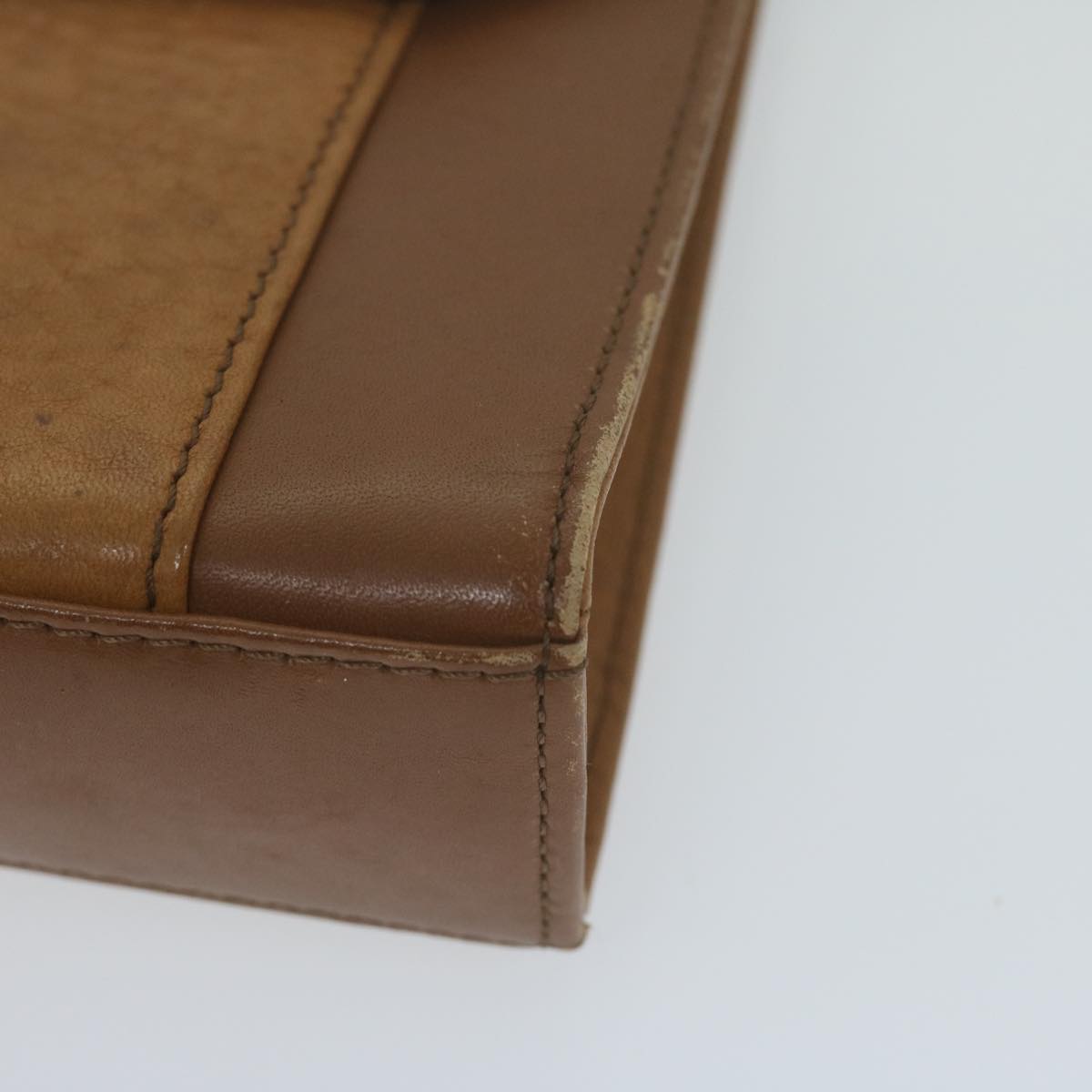 BurberrySs Shoulder Bag Leather Brown Auth 65946
