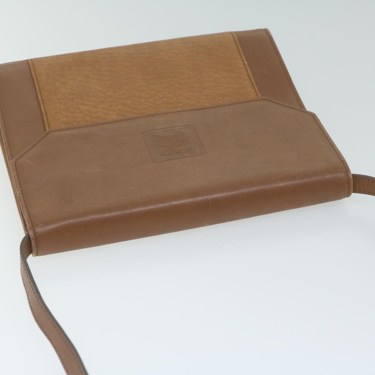 BurberrySs Shoulder Bag Leather Brown Auth 65946