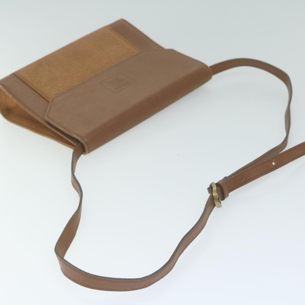 BurberrySs Shoulder Bag Leather Brown Auth 65946