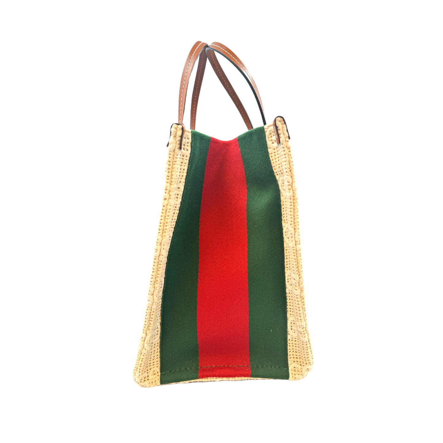 Gucci Tote Bag Brown Canvas