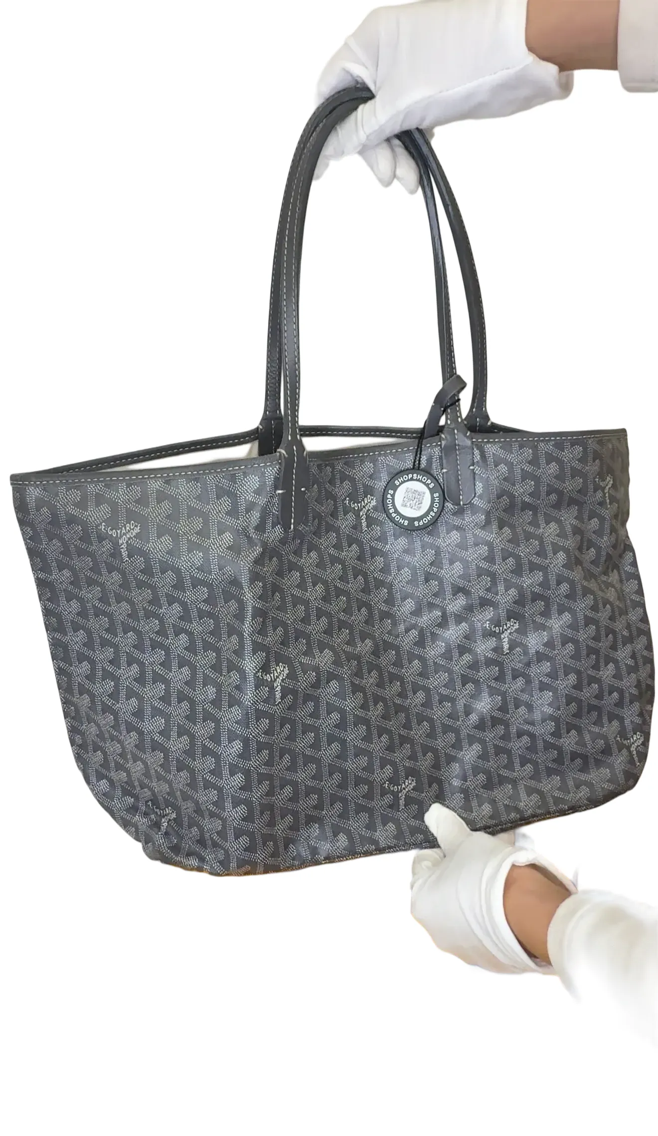 Cloth tote Goyard Grey B24-12 B24-12