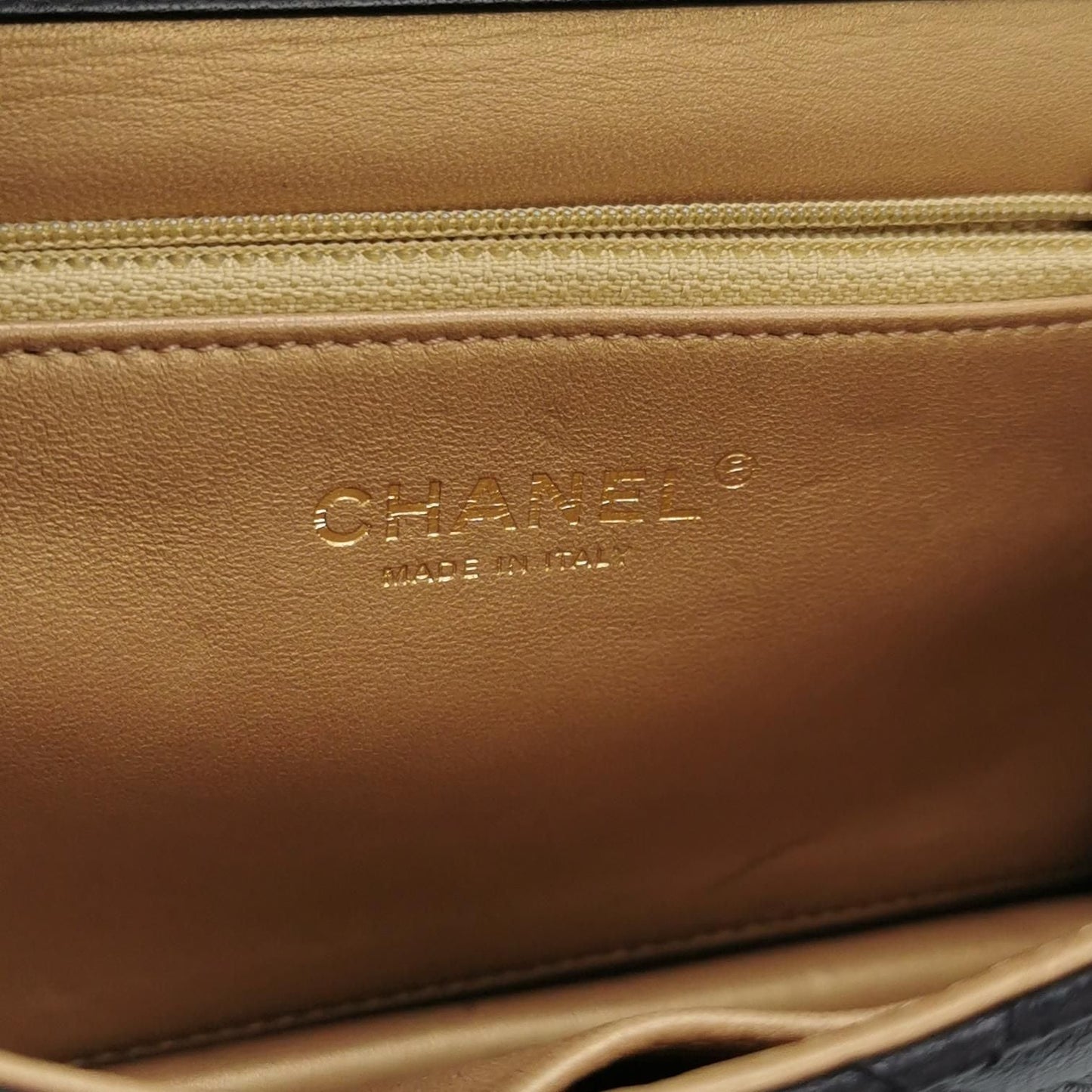 Chanel Flap Bag Lamb Leather Quilted Pearl Decor Classic Double C Buckle Shoulder Bag
