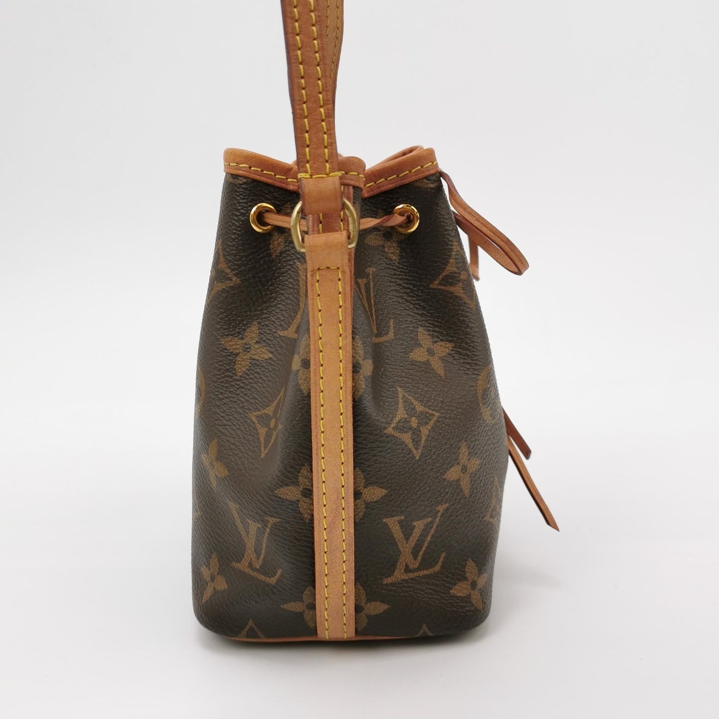 Louis Vuitton NOE Nano Monogram Drawstring Crossbody Shoulder Bag 250502781175450