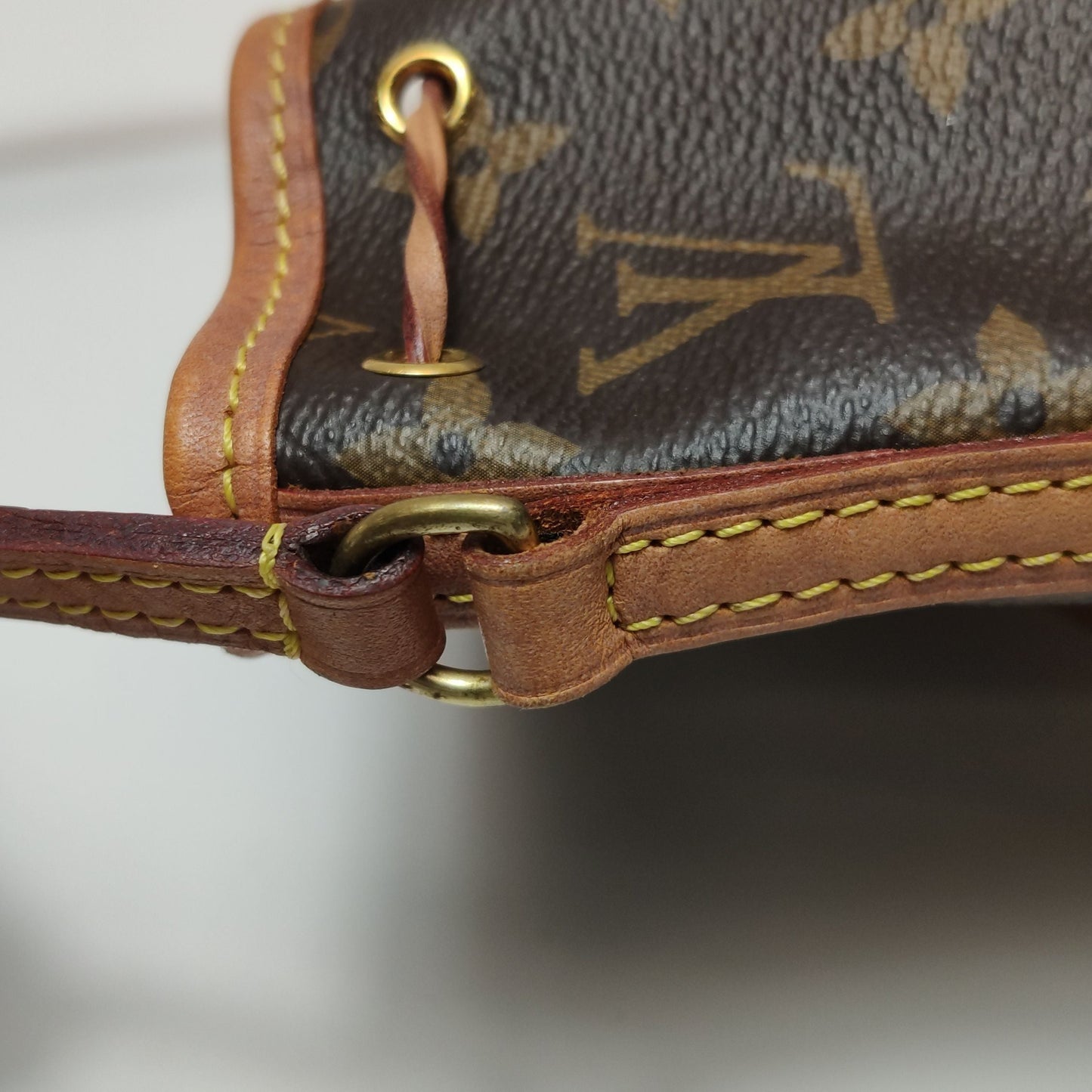 Louis Vuitton NOE Nano Monogram Drawstring Crossbody Shoulder Bag 250502781175450