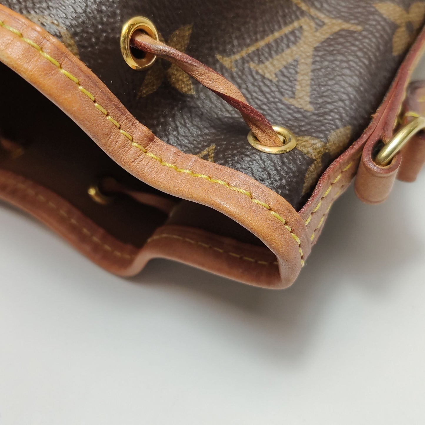 Louis Vuitton NOE Nano Monogram Drawstring Crossbody Shoulder Bag 250502781175450