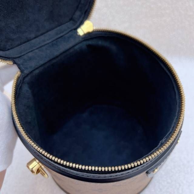 Louis Vuitton Cannes Bucket Bag Small Reverse Monogram Coated Canvas Shoulder Bag Microchip 050150500659