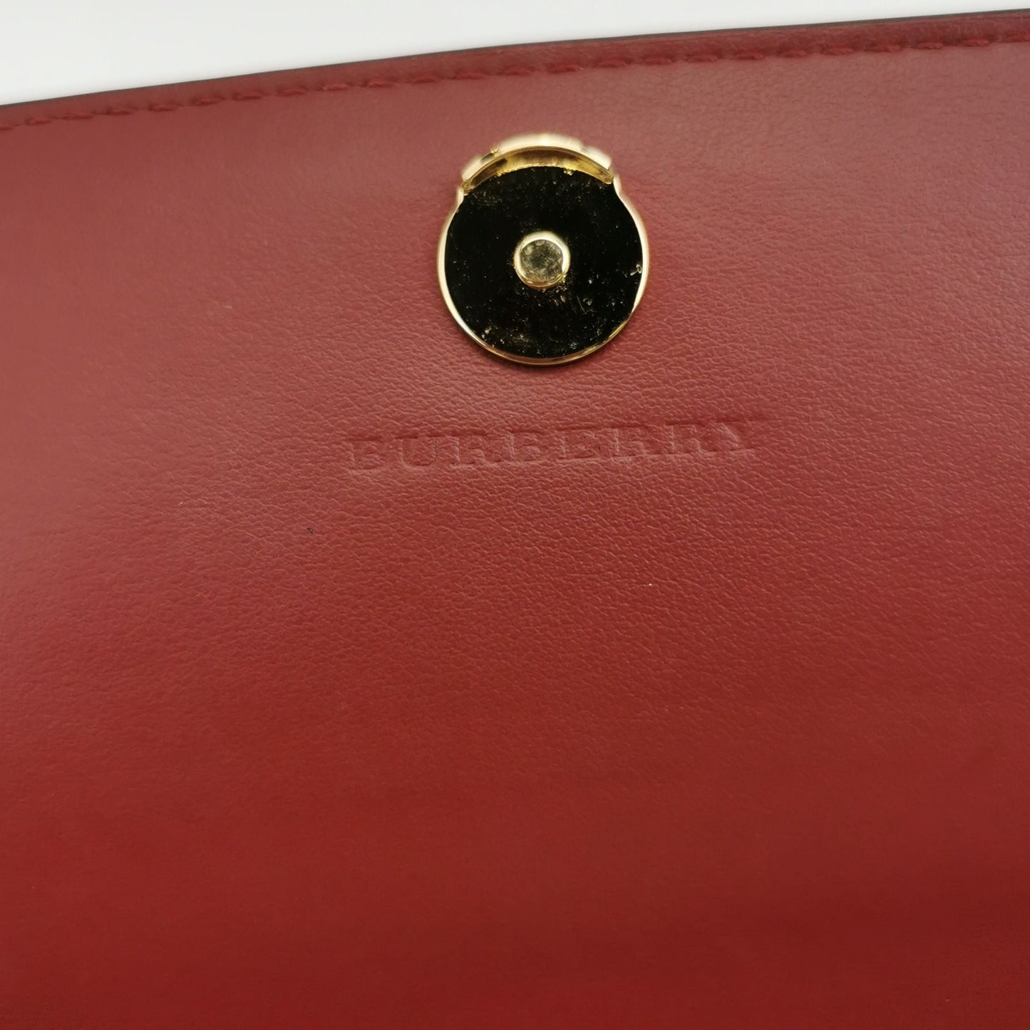 Preloved Burberry Henley Leather Logo Crossbody Shoulder Bag 250430781173256